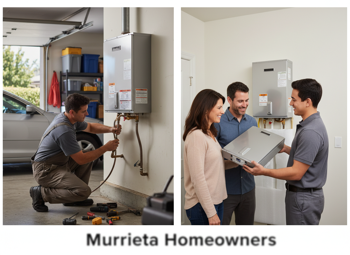 Tankless Water Heater Repair vs. Replacement: What Murrieta Homeowners Should Know