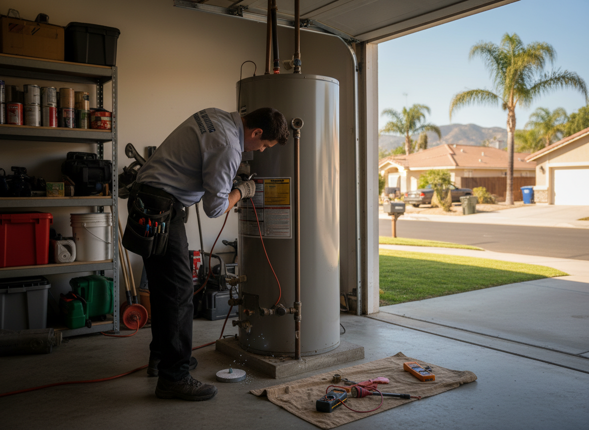 water heater repair in Historic Murrieta